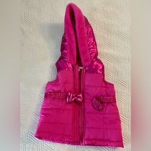 Girls Tahari Sleeveless Hooded Vest